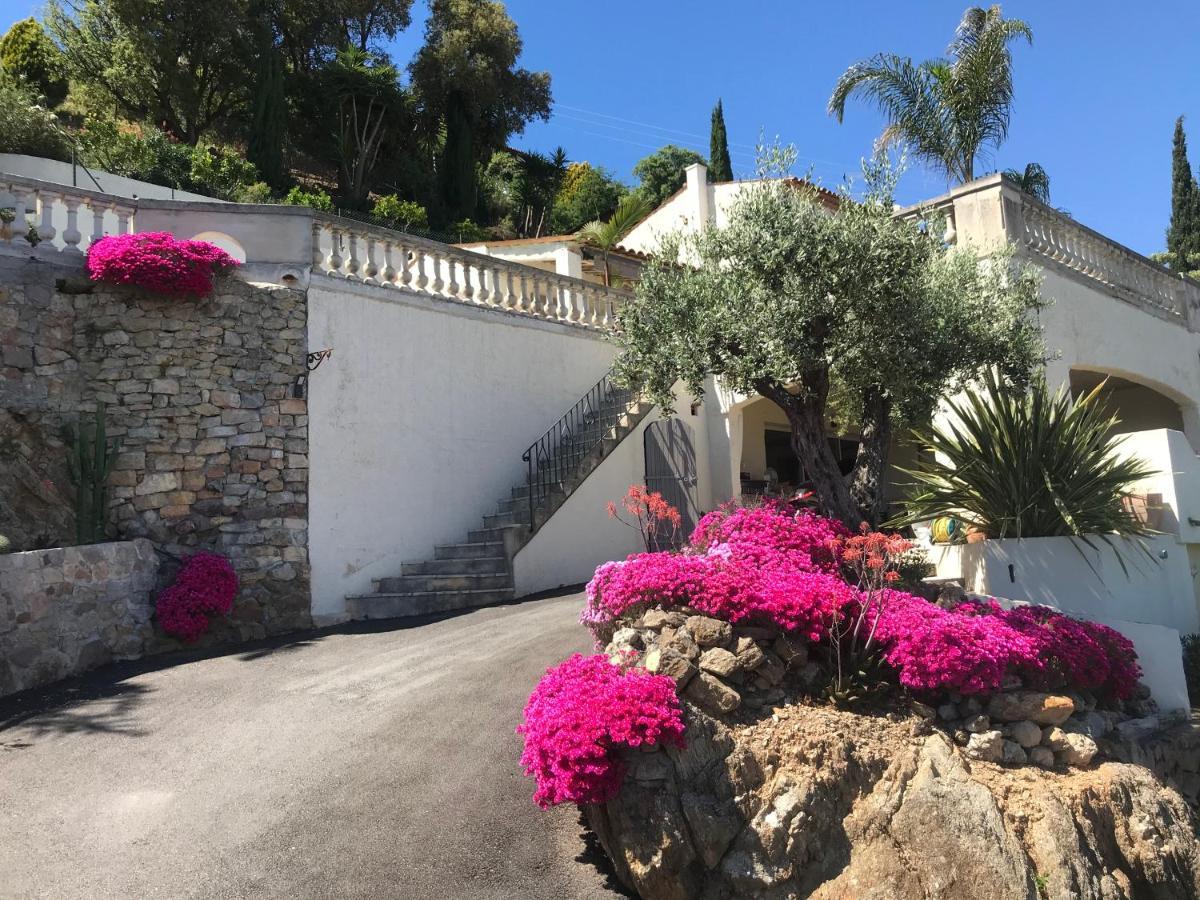 3 Bedrooms Villa Near Cannes - Pool & Jacuzzi - Sea View Mandelieu La Napoule Bagian luar foto