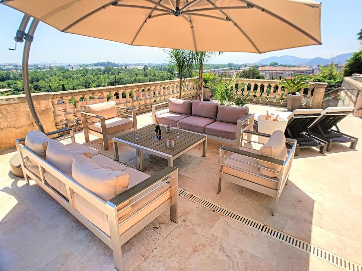 3 Bedrooms Villa Near Cannes - Pool & Jacuzzi - Sea View Mandelieu La Napoule Bagian luar foto