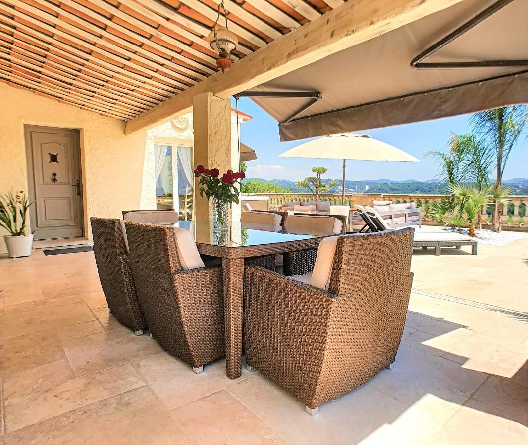 3 Bedrooms Villa Near Cannes - Pool & Jacuzzi - Sea View Mandelieu La Napoule Bagian luar foto